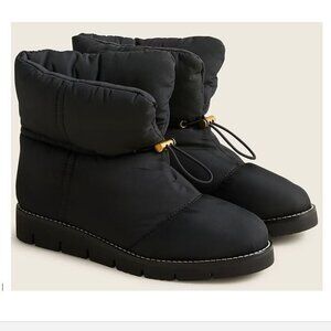 J.CREW ELSA BD325 PUFFER BOOTS BOOTIE PRIMALOFT PULL-ON Women Size 8  s-7114